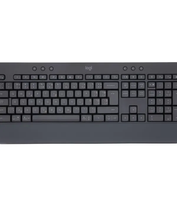 Logitech tipkovnica K650 Signature, Wireless, grafitna, SLO g.
