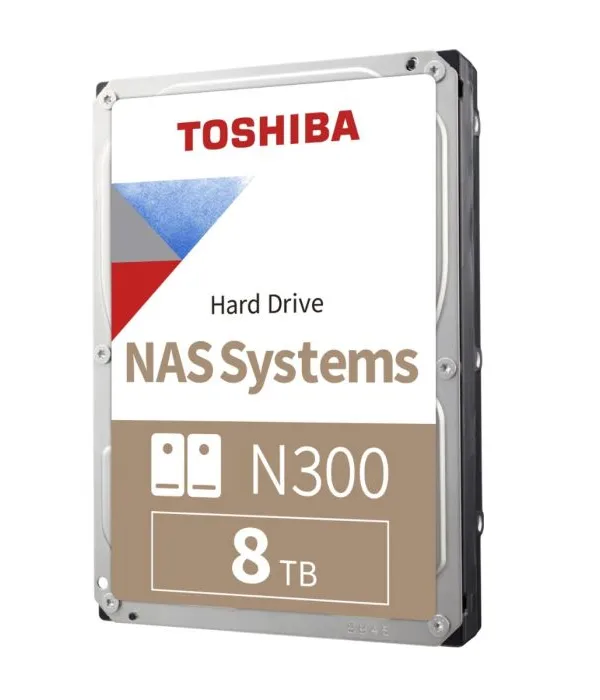 Toshiba 8TB N300 NAS 3,5" SATA 6Gb/s 7200rpm 512MB HDD disk