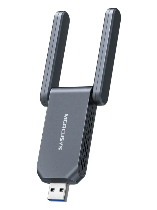 MERCUSYS MA37BEH BE6500 Wi-Fi 7 USB Tri-Band z visoko ojačitvijo brezžični mrežni adapter