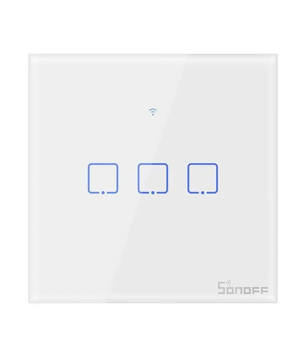 SONOFF pametno stensko stikalo Wi-Fi trojno T0EU3C-TX