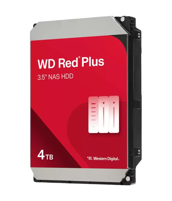 WD 4TB Red Plus 3,5" SATA 6Gb/s 5400rpm 256MB HDD disk