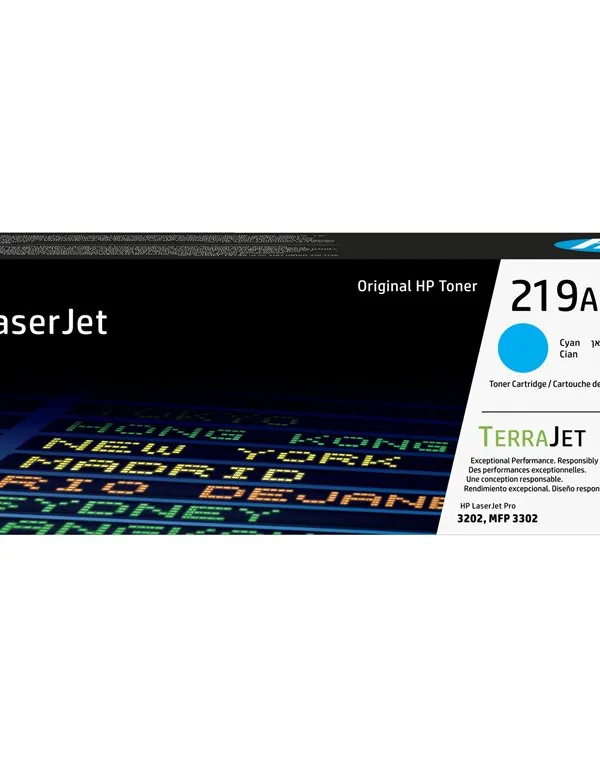HP 219A Cyan Original LaserJet Toner Cartridge