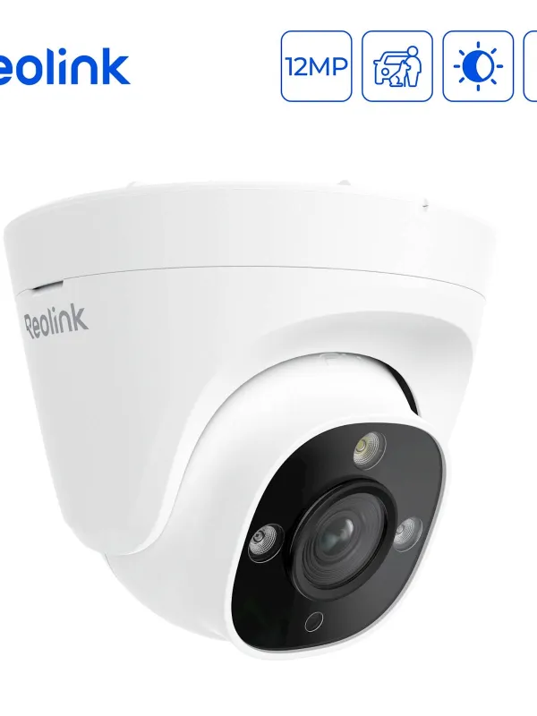 Reolink SMB kamera RP-PCT12M, 12MP, 4K, Barvni nočni vid, AI zaznavanje, Ai iskanje videoposnetkov