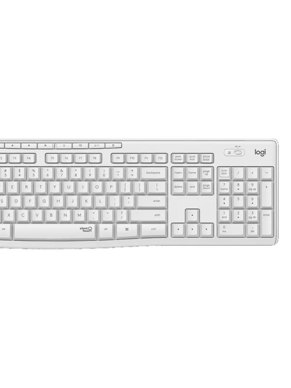 LOGITECH MK295 Silent Wireless Combo bela slovenski potisk tipkovnica + miška