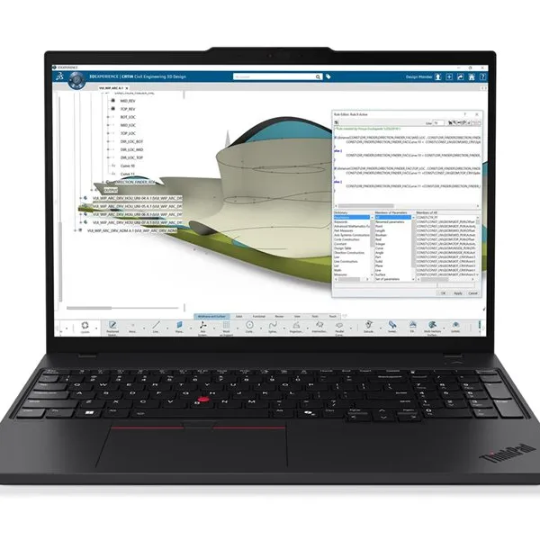 LENOVO ThinkPad P16s G4 Intel Core Ultra 7 255H 16inch WUXGA 32GB 1TB UMA W11P black 3Y