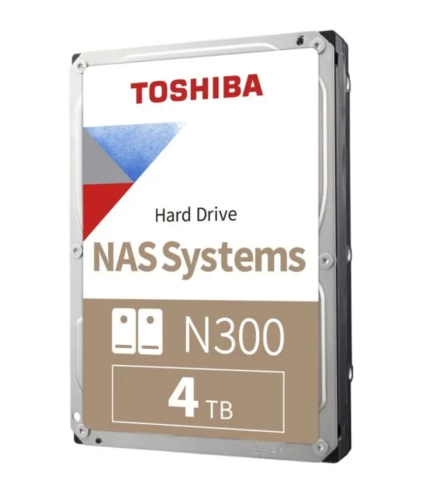 Toshiba 4TB N300 NAS 3,5" SATA 6Gb/s 7200rpm 512MB HDD disk