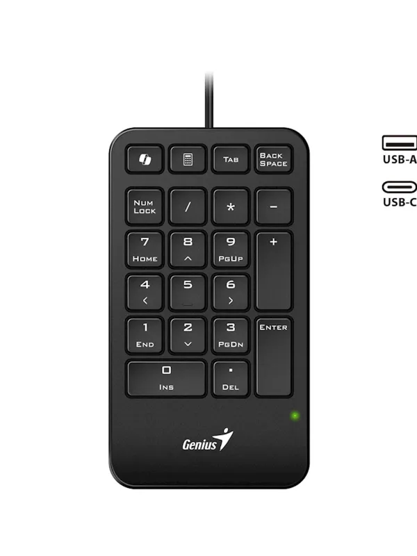 Tipkovnica Genius NumPad 125,USB-A,Black
