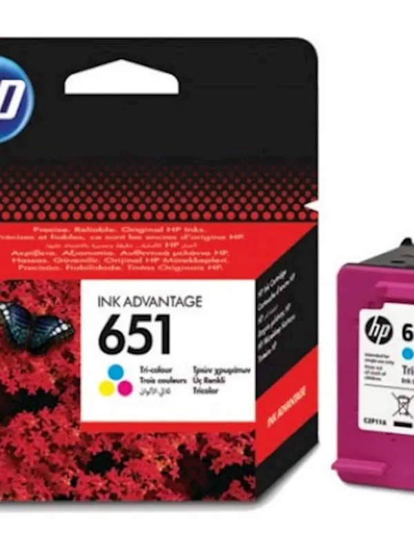ČRNILO HP BARVNO 651 za Deskjet IA 5575, 5645 ZA 300 STRANI