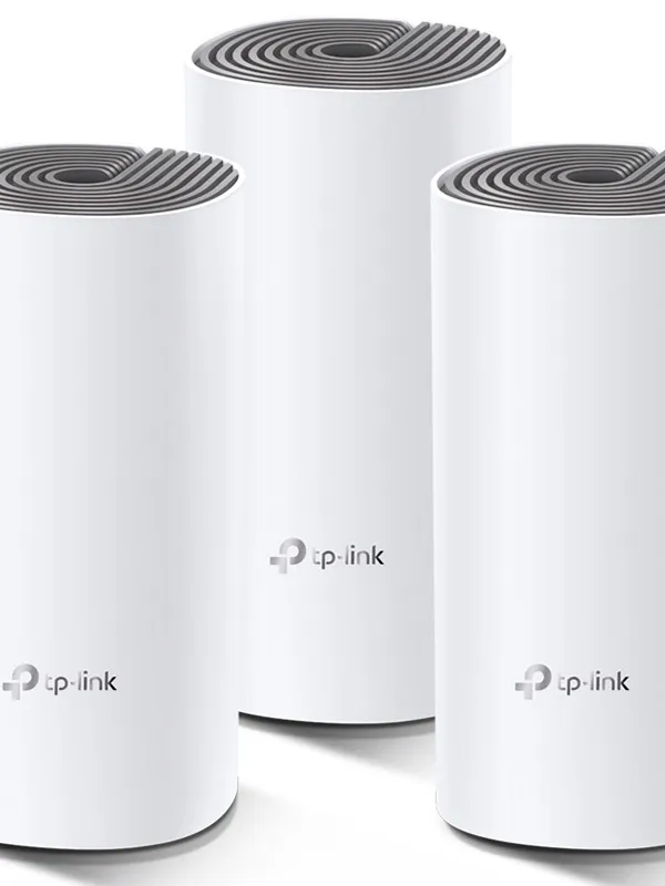 TP-LINK AC1200 Deco E4 3-pack Mesh Wi-Fi sistem (usmerjevalnik & ojačevalec)