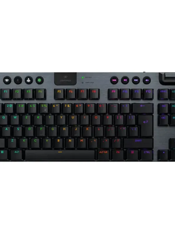 LOGITECH G915 X LIGHTSPEED TKL Linear brezžična RGB mehanska gaming slo črna tipkovnica