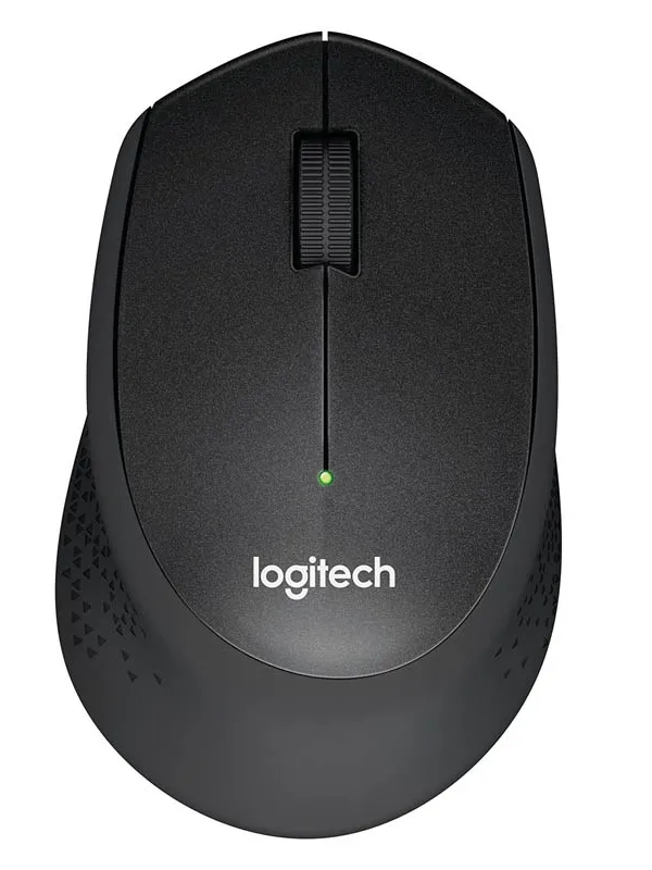 LOGITECH M330 Silent PLUS brezžična optična črna miška