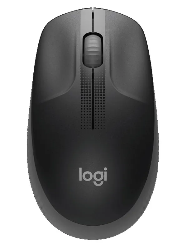 LOGITECH M190 brezžična optična črna miška
