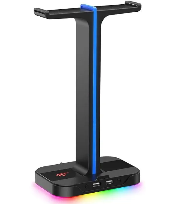 HAVIT Gamenote RGB LED stojalo za slušalke TH650