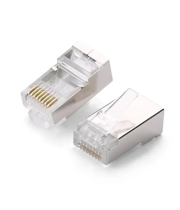 Ugreen RJ45 mrežni konektor Cat6 (paket 10kosov) - polybag