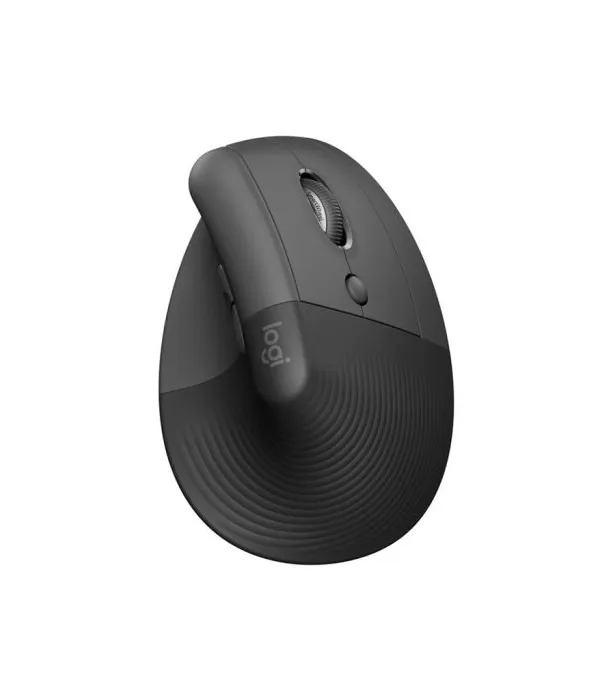 Logitech Miška Lift Vertical Ergonomic, grafitna
