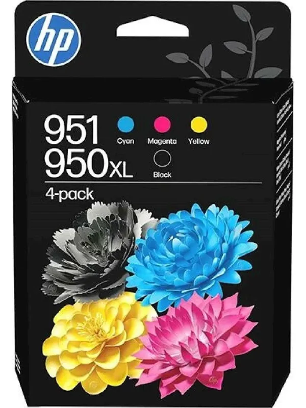 KOMPLET ČRNIL HP 950XL ČRNO IN 951 CYAN / MAGENTA / RUMENA ZA OFFICJETPRO 810e