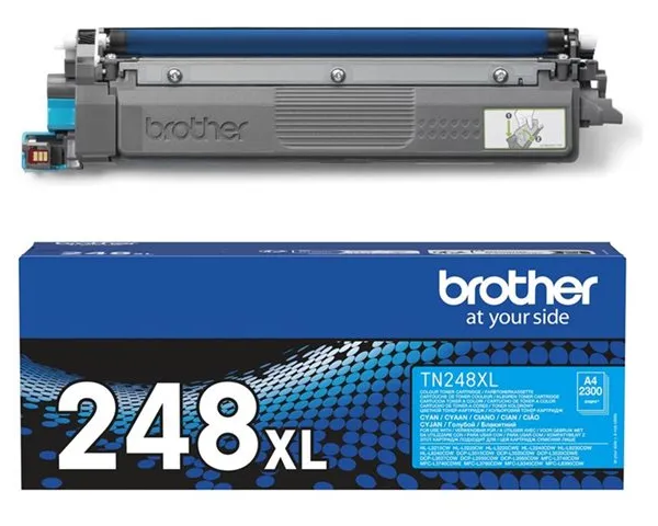 BROTHER TN248XLC Cyan Toner Cartridge ISO Yield 2300 pages