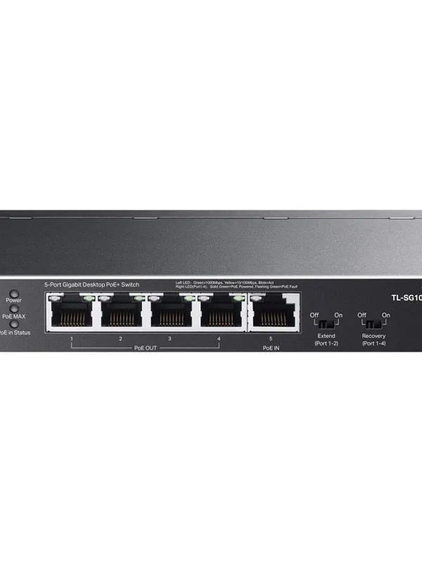 TP-LINK TL-SG1005P-PD 5-port Gigabit (4xPoE+ 1x PoE++) RJ45 mrežno stikalo switch
