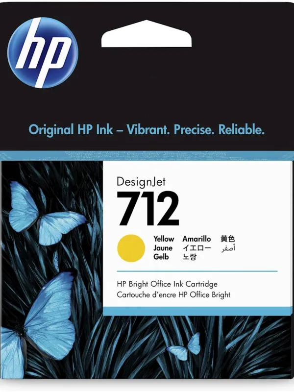 ČRNILO HP RUMENO 712 ZA DESIGNJET STUDIO/STEEL/T230/T630/T650 29ml