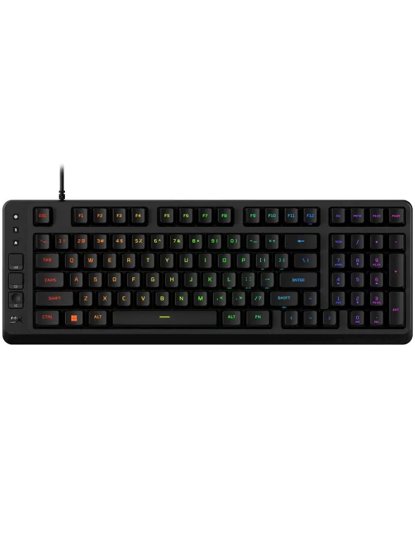 Tipkovnica HP HyperX Eve 1800 za igre, membranska, črna, RGB