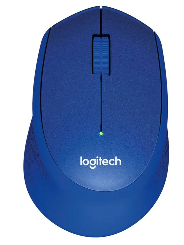 LOGITECH M330 Silent PLUS brezžična optična modra miška