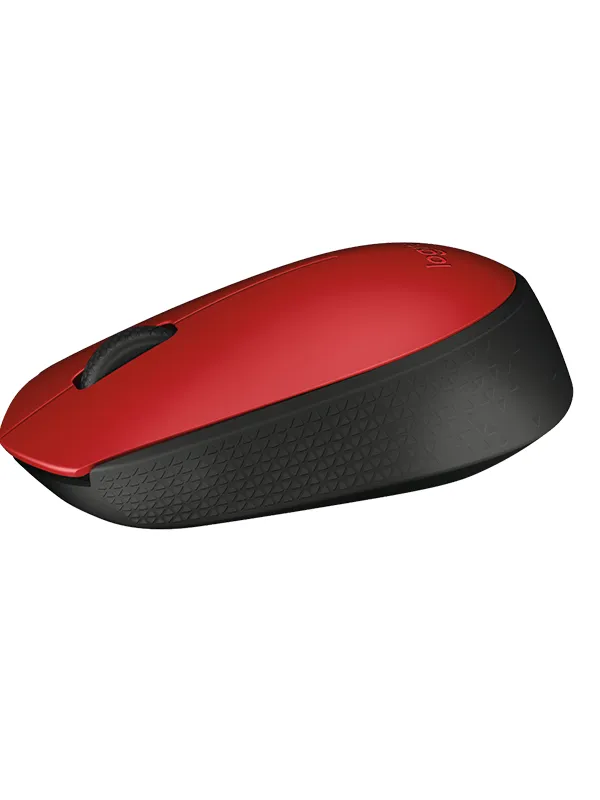 LOGITECH M171 brezžična rdeča optična miška