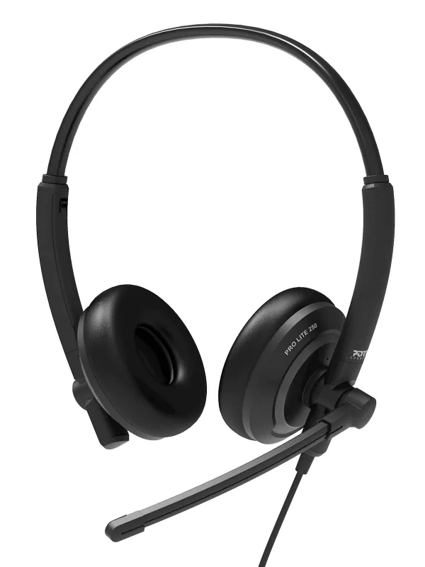 Slušalke stereo PORT USB z mikrofonom, žične