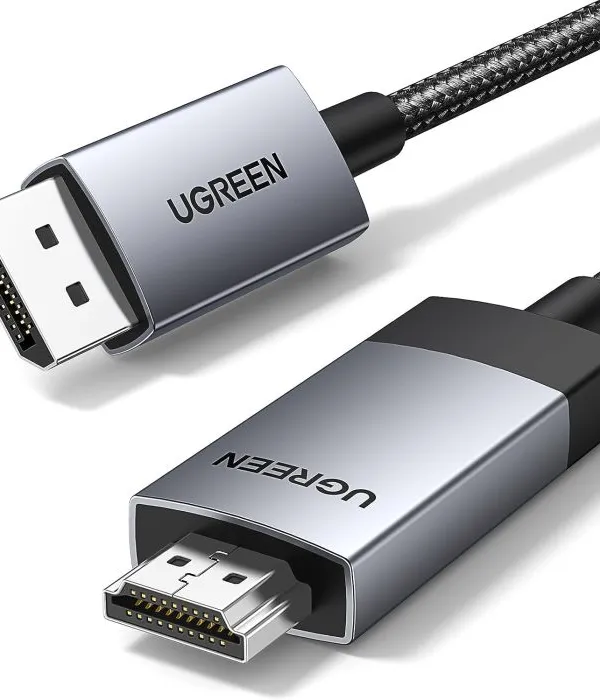 UGREEN DisplayPort na HDMI kabel 4K@60Hz HDR Active DP 1.2 v HDMI 2.0, 1M