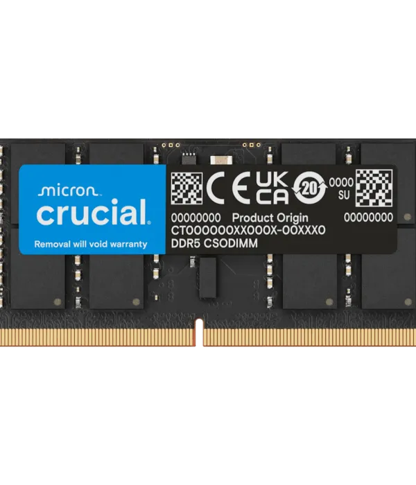 Crucial 32GB DDR5-6400 SODIMM CL52, 1.1V