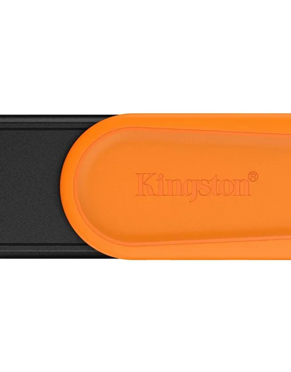 KINGSTON 256GB Portable USB 3.2 Gen 1 DataTraveler Exodia S Black/Orange
