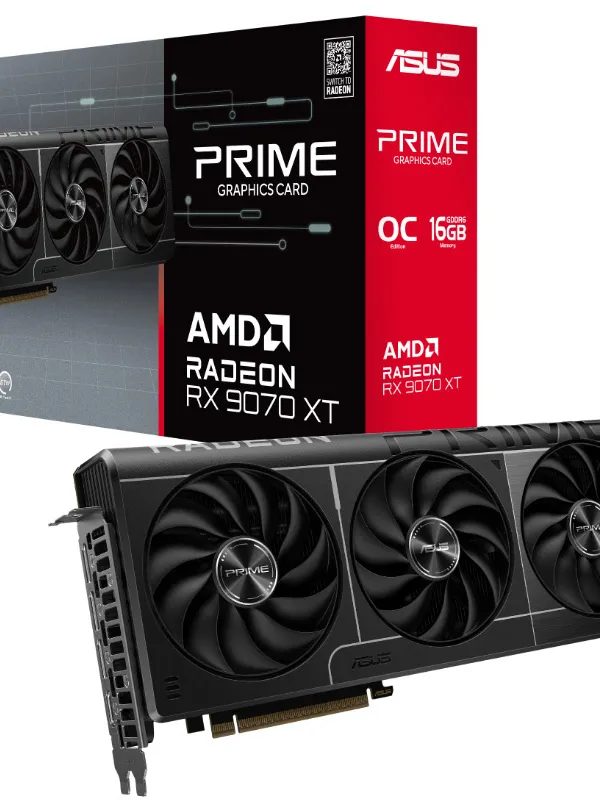 ASUS Prime Radeon RX 9070 XT GDDR6 OC PRIME-RX9070XT-O16G grafična kartica
