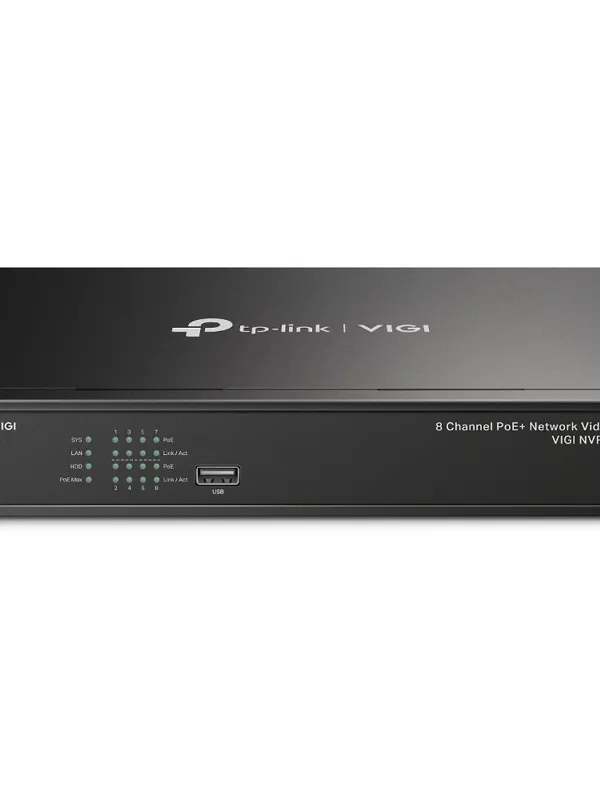 TP-LINK VIGI NVR1008H-8MP 8 kanalni PoE 2xUSB 2.0 HDMI/VGA/LAN Mini PC, video snemalnik