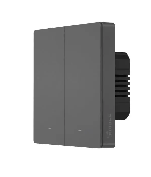 SONOFF pametno stensko stikalo Wi-Fi M5-2C-86, dvojno