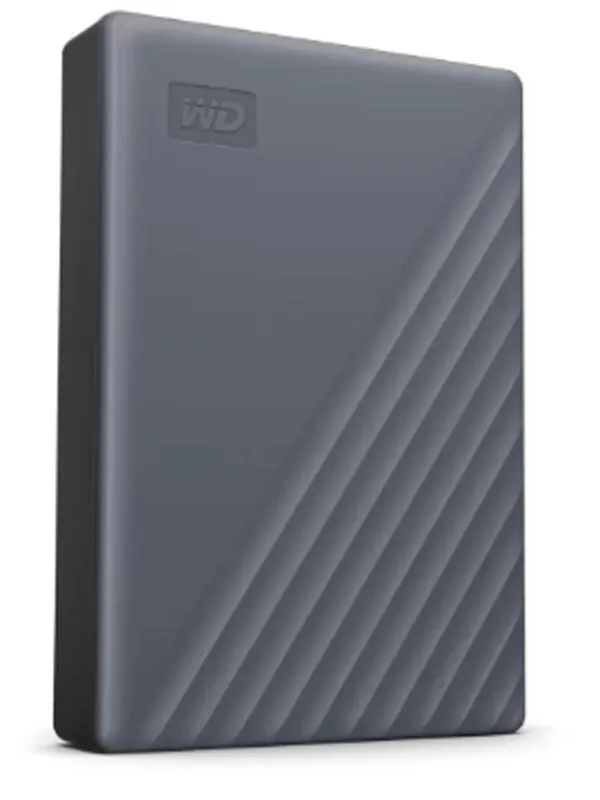 WD My Passport 6TB USB 3.2 siv zunanji trdi disk WDBY3J0060BGY-WESN