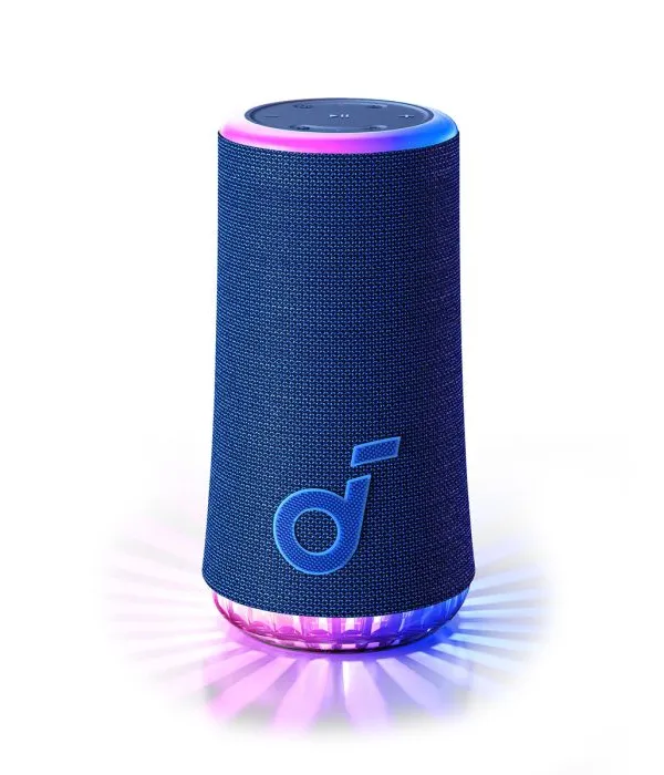 Anker Soundcore prenosni Bluetooth zvočnik Glow, moder