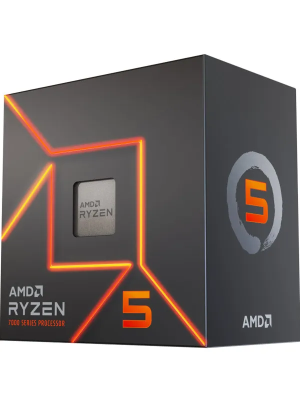 AMD Ryzen 5 7400 3,3/4,3GHz 16MB AM5 65W Wraith Stealth hladilnik BOX procesor