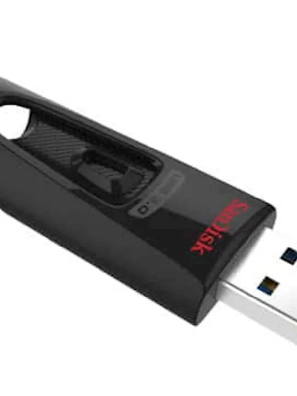 USB DISK SANDISK 128GB ULTRA, 3.0, črn, brez pokrovčka