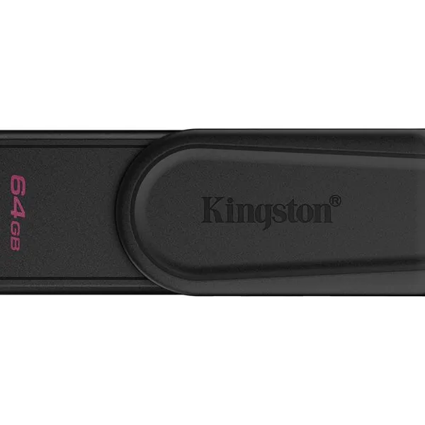 KINGSTON 64GB Portable USB 3.2 Gen 1 DataTraveler Exodia S Black/Black