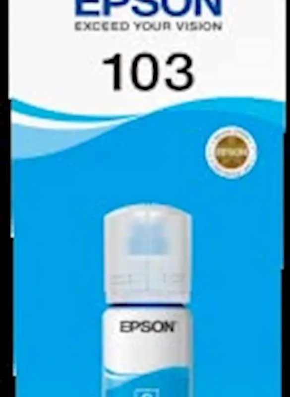 ČRNILO EPSON CYAN 103 STEKLENIČKA ZA L1xxx, L3xxx, L5xxx serije tiskalnikov