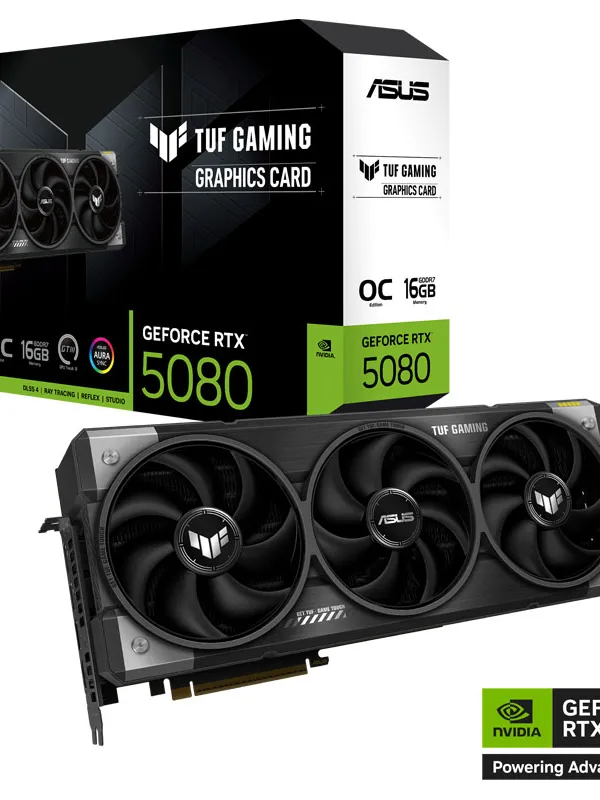 ASUS TUF Gaming GeForce RTX 5080 OC 16GB GDDR7 TUF-RTX5080-O16G-GAMING ARGB grafična kartica