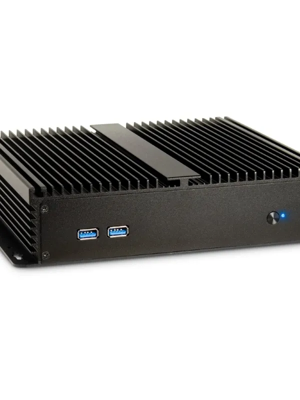 INTER-TECH Thin Mini-ITX IP-40 črno ohišje
