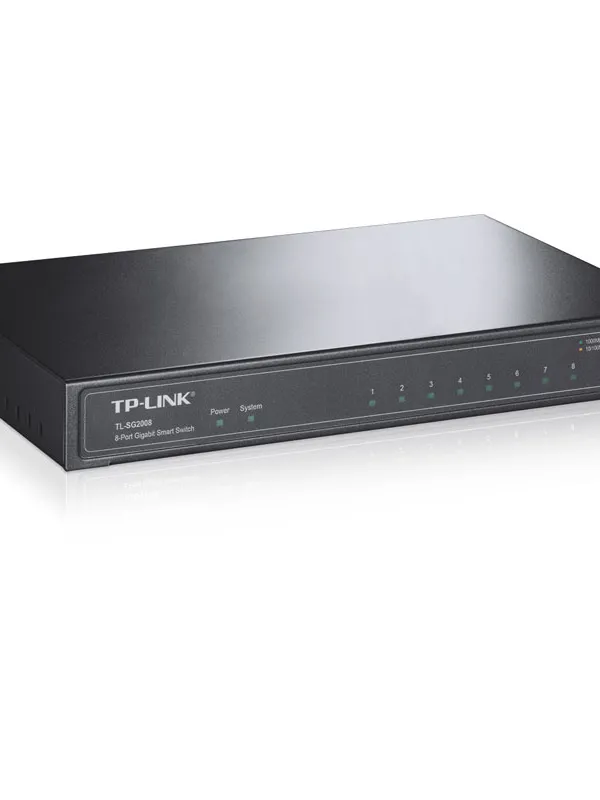 TP-LINK TL-SG2008 8-port Gigabit RJ45 Smart mrežno stikalo switch