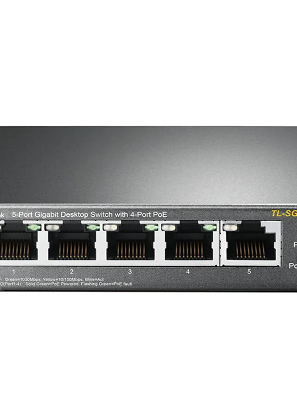 TP-LINK TL-SG1005P 5-port Gigabit (4x PoE) RJ45 mrežno stikalo switch