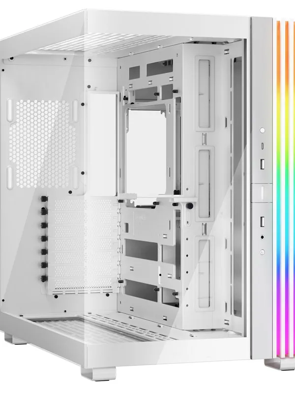 BE QUIET! LIGHT BASE 600 DX (BGW66) RGB midi-ATX okno belo ohišje