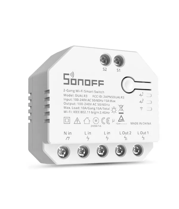 SONOFF pametno stikalo Wi-Fi 2-kanalni, nadzor motorja za rolete DUAL3