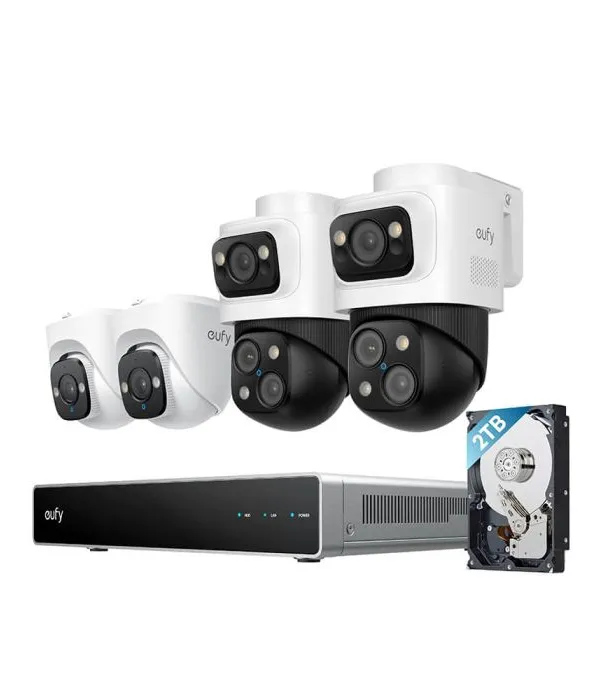Anker Eufy Security PoE NVR nadzorni sistem S4 (2x eufy E41 + 2x eufy S4)
