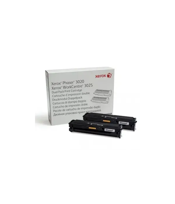 XEROX 106R03048 Dual Pack Print Cartridge za Phaser 3020/WC 3025 za 3.000 strani črni toner