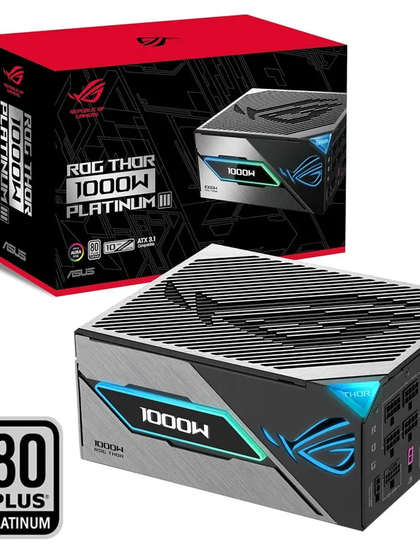 ASUS ROG Thor 1000W Platinum III gaming modularni ATX napajalnik