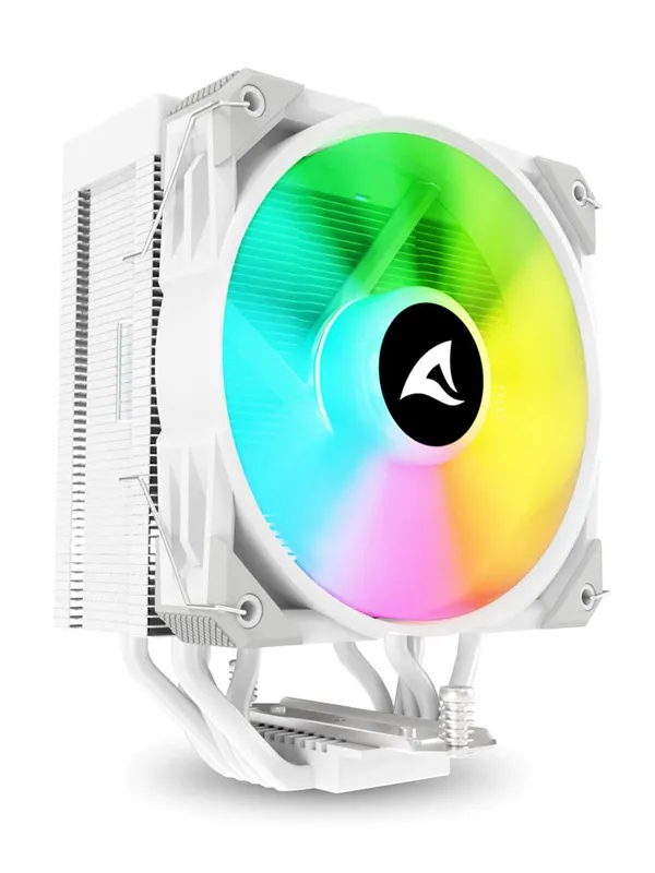SHARKOON CPU A50 WHITE AIR COOLER 120mm PWM 230W procesorski hladilnik