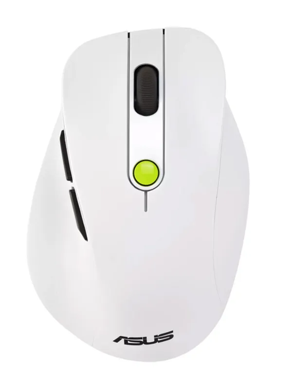 ASUS MD105 brezžična Bluetooth optična neonsko zelena miška